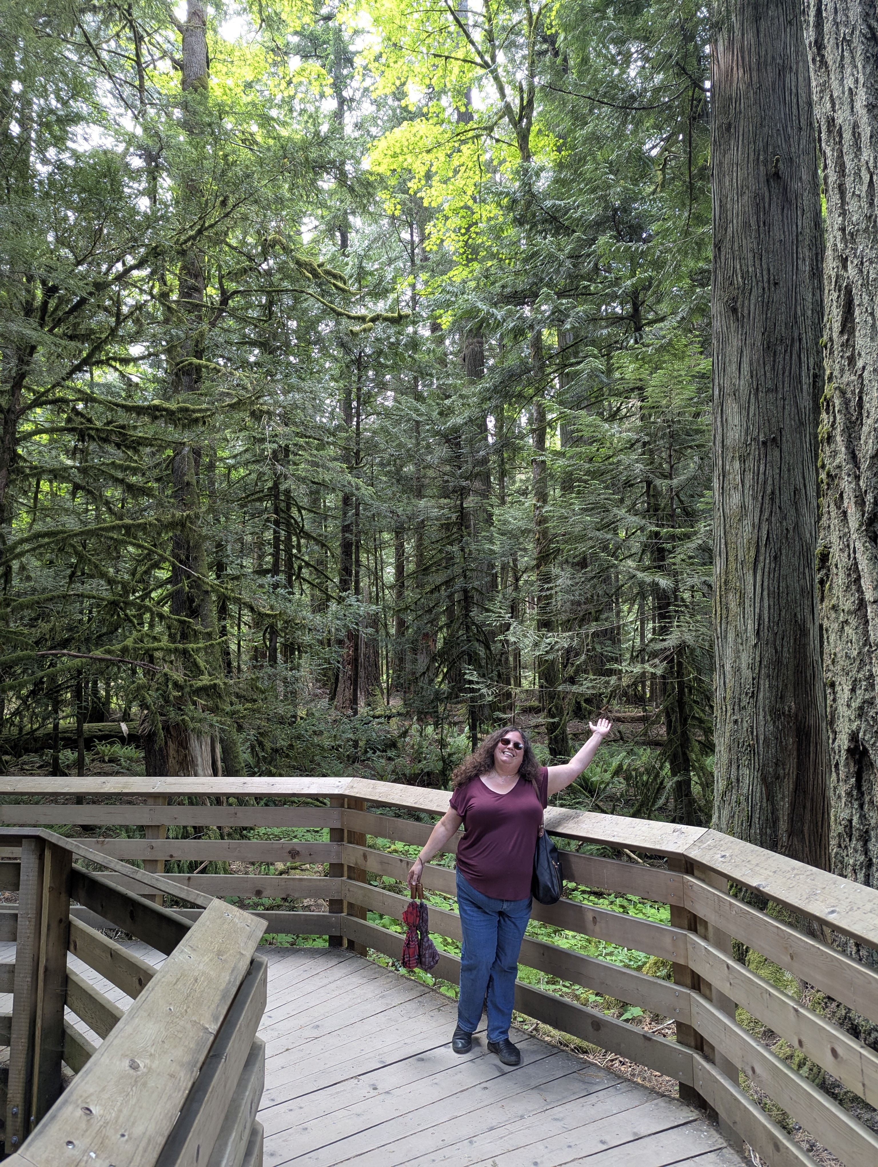 Birthday Trip to Canada, Cathedral Grove, Vancouver Island, Kari Sanders